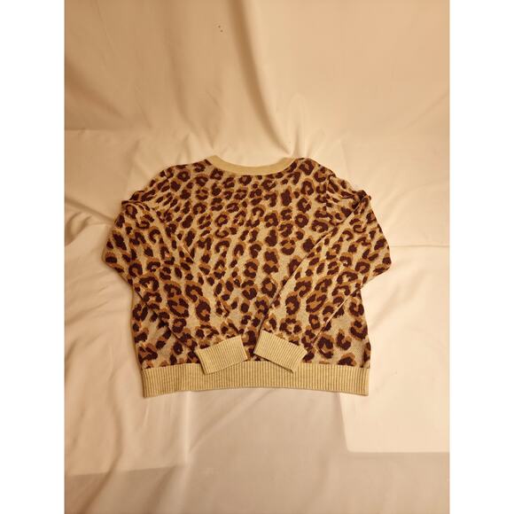 Fierce & Flirty – A New Day Leopard Luxe Knit (XS) |Wild Animal Print Pullover - Picture 8 of 8